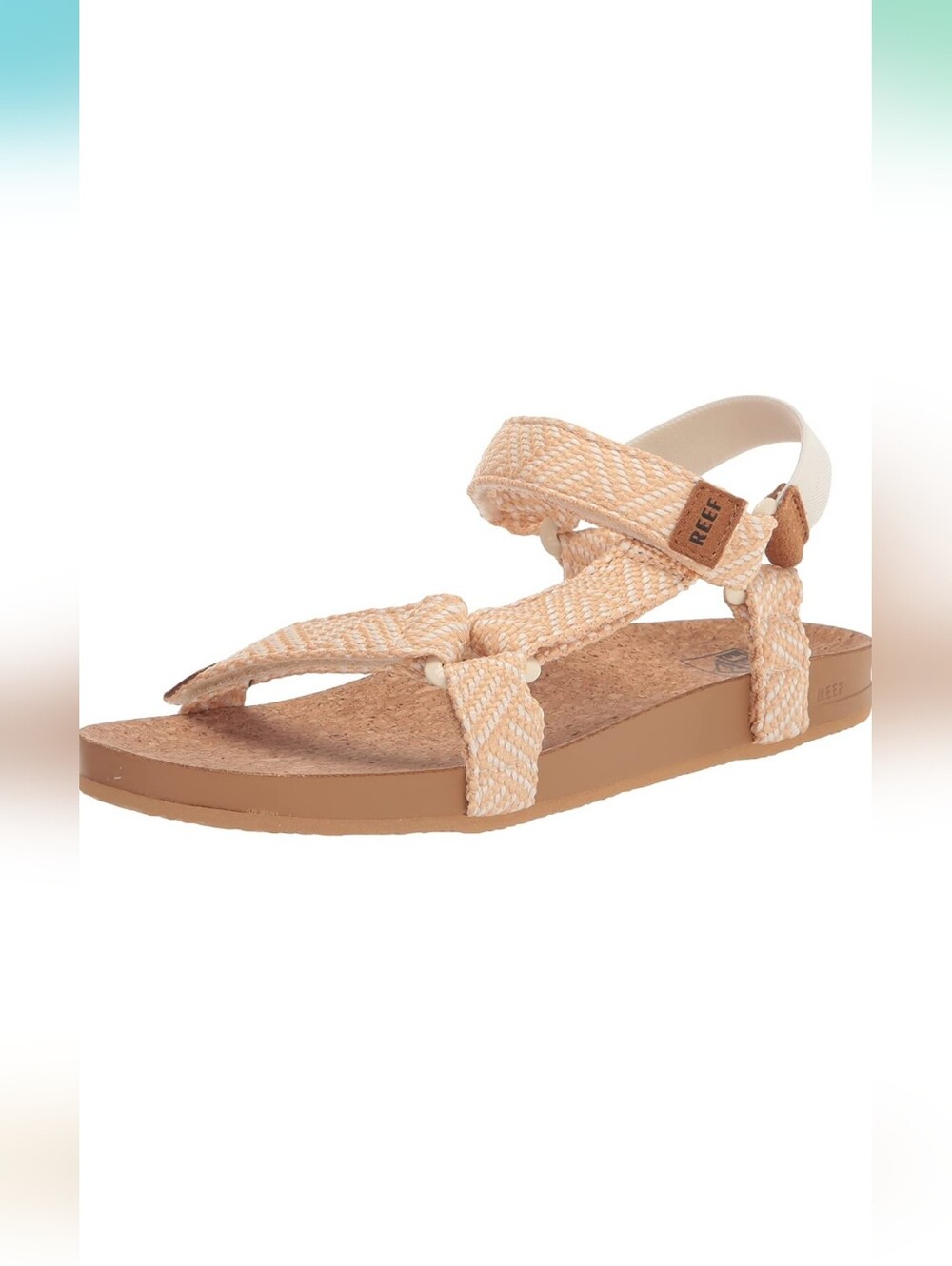 Reef Womens Cushion Rem Flip-Flop in Sand, Size 11